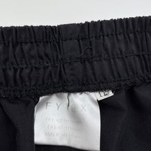 Load image into Gallery viewer, unisex FYTEX, black sports / activewear shorts, elasticated, GUC, size 12,  
