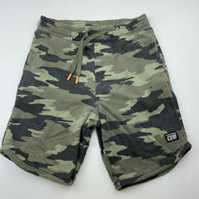 Load image into Gallery viewer, Boys Target, khaki camo print shorts, elasticated, GUC, size 9,  