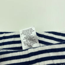 Load image into Gallery viewer, Girls Target, navy stripe bike shorts, elasticated, EUC, size 7,  