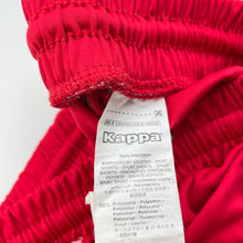 Load image into Gallery viewer, unisex KAPPA, red sports / activewear shorts, elasticated, EUC, size 8,  