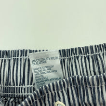 Load image into Gallery viewer, Boys Anko, striped lightweight shorts, elasticated, EUC, size 9,  