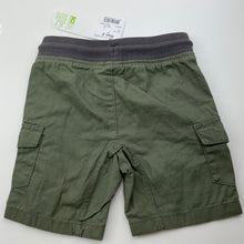 Load image into Gallery viewer, Boys Anko, khaki cotton shorts, elasticated, NEW, size 2,  