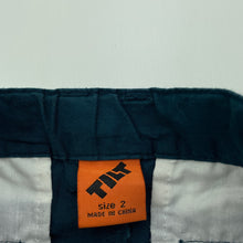 Load image into Gallery viewer, Boys Tilt, lightweight cotton shorts, adjustable, GUC, size 2,  