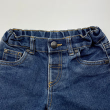 Load image into Gallery viewer, Boys Kids &amp; Co, blue denim jean shorts, adjustable, GUC, size 2,  