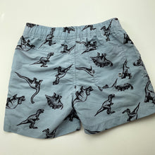 Load image into Gallery viewer, Boys Tilt, lightweight board shorts, elasticated, dinosaurs, EUC, size 2,  
