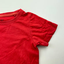 Load image into Gallery viewer, unisex Favourites, red organic cotton t-shirt / top, FUC, size 1,  