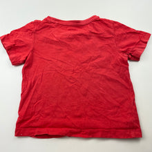 Load image into Gallery viewer, unisex Favourites, red organic cotton t-shirt / top, FUC, size 1,  