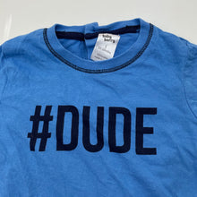 Load image into Gallery viewer, Boys Baby Berry, blue cotton t-shirt / top, GUC, size 1,  