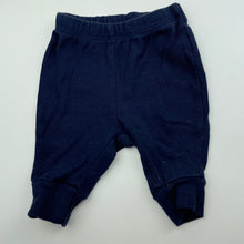Load image into Gallery viewer, unisex PatPat, navy cotton leggings / bottoms, EUC, size 0000,  