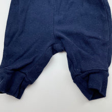 Load image into Gallery viewer, unisex PatPat, navy cotton leggings / bottoms, EUC, size 0000,  