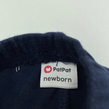 Load image into Gallery viewer, unisex PatPat, navy cotton leggings / bottoms, EUC, size 0000,  