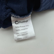 Load image into Gallery viewer, unisex PatPat, navy cotton leggings / bottoms, EUC, size 0000,  