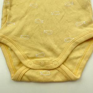 unisex Anko, soft cotton bodysuit / romper, EUC, size 000,  