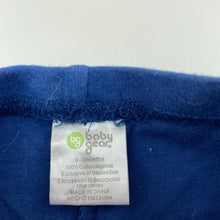 Load image into Gallery viewer, unisex Baby Gear, blue cotton pants / bottoms, GUC, size 000,  