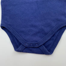 Load image into Gallery viewer, unisex Baby Berry, blue cotton singletsuit / romper, FUC, size 00,  