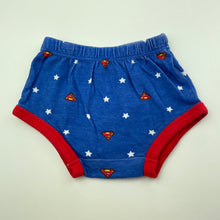 Load image into Gallery viewer, Boys DC Comics, Superman cotton shorts, FUC, size 000,  