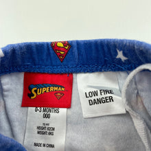 Load image into Gallery viewer, Boys DC Comics, Superman cotton shorts, FUC, size 000,  