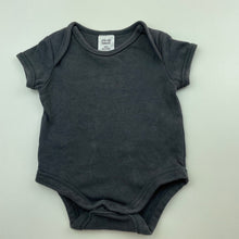 Load image into Gallery viewer, unisex Target, grey cotton bodysuit / romper, GUC, size 0000,  
