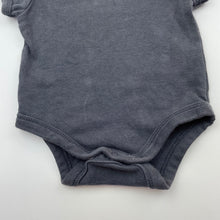 Load image into Gallery viewer, unisex Target, grey cotton bodysuit / romper, GUC, size 0000,  