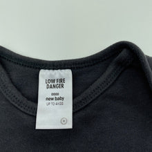 Load image into Gallery viewer, unisex Target, grey cotton bodysuit / romper, GUC, size 0000,  