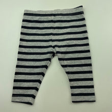 Load image into Gallery viewer, unisex Target, striped stretchy leggings / bottoms, EUC, size 000,  