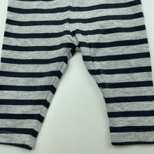 Load image into Gallery viewer, unisex Target, striped stretchy leggings / bottoms, EUC, size 000,  