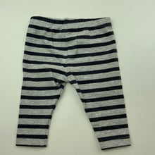 Load image into Gallery viewer, unisex Target, striped stretchy leggings / bottoms, EUC, size 000,  