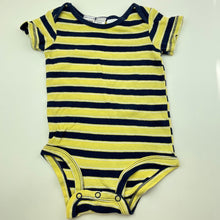 Load image into Gallery viewer, Boys Carters, striped cotton bodysuit / romper, GUC, size 0,  