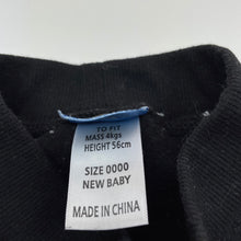 Load image into Gallery viewer, Boys DC Comics, Batman fleece lined pants / bottoms, GUC, size 0000,  