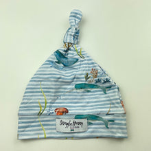 Load image into Gallery viewer, unisex Snuggle Hunny, lightweight hat / beanie, narwhal, EUC, size 0000,  