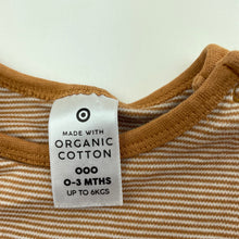 Load image into Gallery viewer, unisex Target, organic cotton bodysuit / romper, EUC, size 000,  