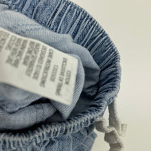 Load image into Gallery viewer, Boys Dymples, chambray cotton shorts, elasticated, GUC, size 0,  