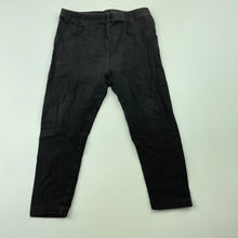 Load image into Gallery viewer, Girls Target, grey stretchy leggings, elasticated, GUC, size 1,  