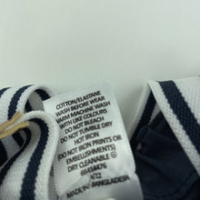 Load image into Gallery viewer, Boys Target, navy stretch cotton suspender shorts, adjustable, EUC, size 000,  