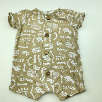 Boys Dymples, cotton romper, dinosaurs, GUC, size 000,  