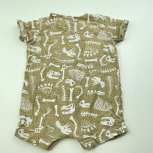 Load image into Gallery viewer, Boys Dymples, cotton romper, dinosaurs, GUC, size 000,  