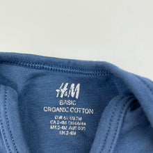 Load image into Gallery viewer, unisex H&amp;M, organic cotton bodysuit / romper, GUC, size 000,  