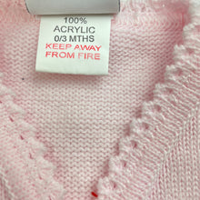 Load image into Gallery viewer, Girls Dandelion, lightweight knitted cardigan, EUC, size 000,  