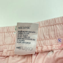 Load image into Gallery viewer, Girls Anko, pink cotton shorts, elasticated, unicorns, FUC, size 1,  