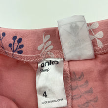 Load image into Gallery viewer, Girls Anko, cotton pyjama pants / bottoms, marks upper right leg, FUC, size 4,  