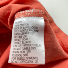 Load image into Gallery viewer, Boys Favourites, orange cotton t-shirt / top, dinosaurs, GUC, size 7,  