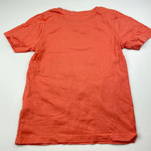 Load image into Gallery viewer, Boys Favourites, orange cotton t-shirt / top, dinosaurs, GUC, size 7,  
