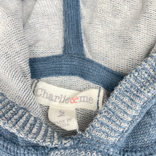 Load image into Gallery viewer, Boys Charlie &amp; Me, knitted cotton hoodie sweater, GUC, size 9,  