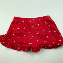 Load image into Gallery viewer, Girls Anko, cotton Christmas pyjama shorts, FUC, size 1,  