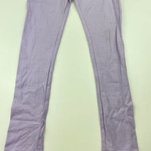 Load image into Gallery viewer, Girls Brilliant Basics, purple leggings, elasticated, Inside leg: 45cm, FUC, size 5,  