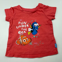 Load image into Gallery viewer, unisex Disney, Finding Dory cotton t-shirt / top, FUC, size 00,  