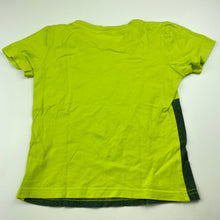 Load image into Gallery viewer, Boys Ollies, green t-shirt / top, dinosaur, no size, armpit to armpit: 33cm, FUC, size 4-5,  