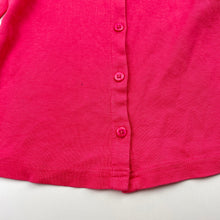 Load image into Gallery viewer, Girls pink, cotton long sleeve top, no labels, armpit to armpit: 34cm, FUC, size 6-7,  