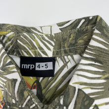 Load image into Gallery viewer, Boys MRP, lightweight cotton short sleeve shirt, GUC, size 4-5,  