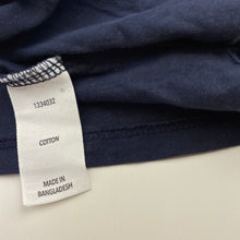 Load image into Gallery viewer, Girls KID, navy cotton t-shirt / top, GUC, size 5,  